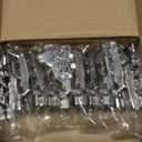 5 Pairs 10 Pack European Full Overlay Soft Close Cabinet Hinges Concealed Kitchen Cabinet Hinges Heavy-Duty Frameless Adjustable for Cupboard Hardware