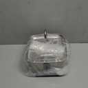 Stainless Steel Cat Water Fountain, 101oz/3L Automatic Pet Water Fountain, Dog Water Fountain with Replacement Filters for Cats, Small Dogs (2 Filters and 2 Sponges)