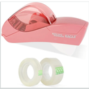 Eagle Automatic Tape Dispenser, Handheld & Portable Design, Office Tape Gun, One-Handed Operation with Safety Blade for Office, Home, DIY or Packaging (Includes 2 Free Tapes)（Flamingo Pink）