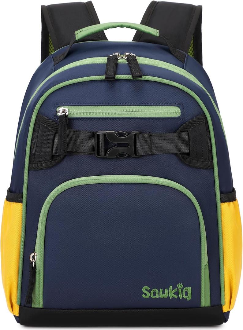 Cute Mini Toddler Backpacks for Boys 2-4 Little Kids Backpack Preschool Bookbag (Indigo) (Small-13"H)