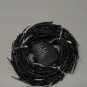 6FT Halloween Spider LED Willow Branch Lights, Artificial Willow Vine Light with 8 Lighting Modes, 18 Purple Spider Battery Operated for Mantle Wall Fireplace Decorations