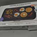Chefman XL Electric Griddle with Removable Temperature Control, Immersible Flat Top Grill, Burger, Eggs, Pancake Griddle, Nonstick Extra Large Cooking Surface, Slide Out Drip Tray, 10 x 20 Inch