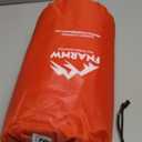 Camping Sleeping Pad,5.9 Inch Thick Camping Mat with Built in Pillow and Foot Pump,Self Inflating Sleeping Pad for Camping BackpackingGreen (Orange)