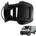 Marretoo Letf Driver Side Mirror Long Arm replacement for 2014-2025 RAM Promaster 1500 2500 3500 New Six Work Van Accessories 8+2 pins Heated Turn Signals Light Power Glass 7SV33JXWAA CH1320547