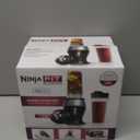 Ninja Fit Compact Personal Blender, Portable Blender for-Smoothies, Shakes, Food Prep, and Frozen Blending, 700-Watt Base, (2) 16-oz. Cups and Spout Lids, Black QB3001SS