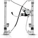741-969 Rear Right Passenger Side Window Regulator with Motor Replacement for 2004 2005 2006 2007 2008 Ford F-150 Lincoln