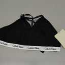 Calvin Klein Modern Cotton Lightly Lined Triangle Bralette Black M