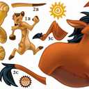 RoomMates Disney The Lion King Giant Peel and Stick Wall Decals by RoomMates, RMK1922GM