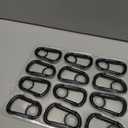 Carabiner Clip - Heavy Duty Carabiners 800lbs-13KN (2922 lbs) Carabeaner D Ring Shape,Key Chain Clip Hook,Keychain Clip,Multipurpose for Camping, Hiking,Backpacking or Other Outdoor Activities.