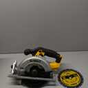 DEWALT 20V MAX Circular Saw, 6-1/2-Inch Blade, 460 MWO Engine, 0-50 Degree Bevel Capability, Battery Not Included - Tool Only (DCS391B) (Yellow)