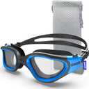 OMID Swim Goggles, P2 Lite Comfortable Anti-Fog Swimming Goggles for Men Women Adults Youth