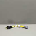 Conntek PL520520 NEMA L5-20P to NEMA 5-15/20R Pigtail Adapter, UL Listed