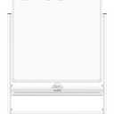 H-Qprobd Magnetic Whiteboard Mobile Dry Erase Board with Stand 40"x28" Double Side Rolling Whiteboards on Wheels for Home, Office & School