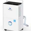Energy Star Certified Dehumidifier for Home and Basement, Portable Dehumidifier with Drain Hose and Water Tank, Quiet Dehumidifiers for Bedroom, Living Room, Garage. (80 Pints)