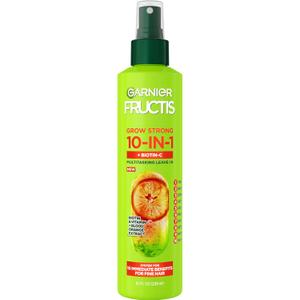 Garnier Fructis Grow Strong Thickening 10-in-1 Spray, Biotin-C, 8.1 Fl Oz, 1 Count