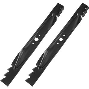 942-04290 Mulching Blade for 46" Deck, 942-04244A Mower Blade Compatible with Cub Cad-et Crafts-man Troy-Bilt, Replace 942-04290-X 742-04290-X 942-04244 742-04244 742-04244A 742-04290, 2 Pack