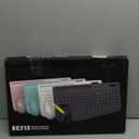 Wireless Keyboard and Mouse Combo - Full-Sized Ergonomic Keyboard with Wrist Rest, Phone Holder, Sleep Mode, Silent 2.4GHz Cordless Keyboard Mouse Combo for Computer, Laptop, PC, Mac, Windows -Trueque (1 PACK, Black)