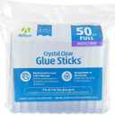 AdTech Crystal Clear Hot Glue Gun Sticks (W220-14ZIP50) Full Size Hot Glue Sticks. All-purpose glue sticks for crafting, scrapbooking & more. 50 pieces. Length: 4 Diameter: .44.