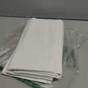 10 Pack Premium Disposable Plastic Tablecloth 54" X 108" Rectangle Table Cover for Birthdays Weddings Christmas Anniversary Buffet Table (White)