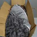 Dog Beds Large Sized Dogs, XL Orthopedic Dog Beds for Large Dogs 42"x30"x7.5", Waterproof Pet Bed with Washable Cover, L-Shaped Pet Couch with Portable Handle, Grey
