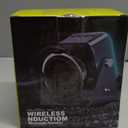 Wireless Induction Speaker 5in1 Bluetooth Speaker with Phone Holder, Surround Sound, 3500mAh, 8 RGB Ambient Lights, 360° Adjustable Stand, Holder for iPhone/Android/iPad Gifts for Men Women (White)