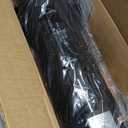 Tower space heater with fireplace - Electric Space Heater Large Room with 3D Flame, Portable Tower Space Heaters for Office, Bedroom, 2 Modes, Thermostat, Tip-over Protection, Oscillation (Black)