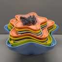 Stepping Stones for Kids 11Pcs Anti-skidding Stepping Stones Set Balance Blocks Indoor & Outdoor Kids Fitness Equipment Promotes Balance Coordination & Strength(Star)