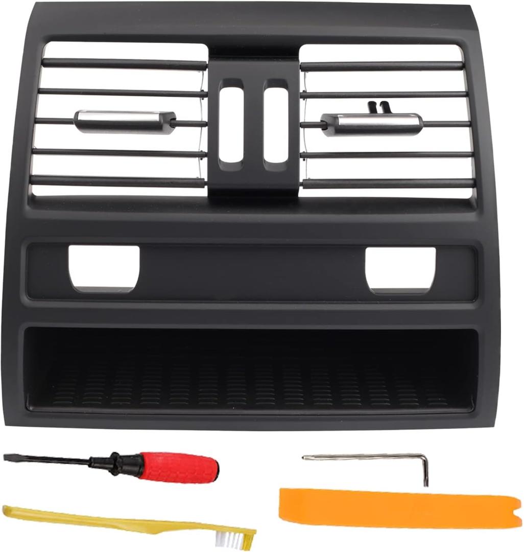 Rear AC Vent Compatible with BMW 5 Series 520 523 525 528 530 535 550, Rear Air Vent Conditioning Grilles for F10 F18 (2010-2016)