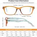 SIGVAN Reading Glasses 5 Packs Blue Light Blocking Eyeglasses Quality Spring Hinge Colorful Computer Readers for Women Men