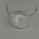 Small Glass Bowls Ice Cream Cup Mousse Cup, Transparent Glass Dessert Tray DIY Round Shaped Pudding Cup, Pack of 9