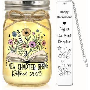 Retirement Gift for Woman Happy Retirement Party Decorations Gifts for Women 2025 Retired Farewell Goodbye Gifts for Women Coworker Teacher Boss Mom Friend