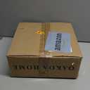 OAKOA Concrete Decorative Bowl - White Large Decorative Bowls for Home Decor - Coffee Table Bowl Decor - Scalloped Ruffle Centerpiece Bowl