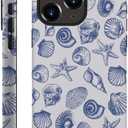 DAIZAG Case Compatible with for iPhone 11 Pro,Cute Blue Seashell Phone Case for iPhone 11 Pro for Girl Women Boy Men