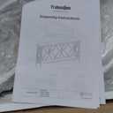 Tribesigns 70.9-Inch Narrow Sofa Table, Industrial Long Sofa Table Behind Couch, Entry Console Table with Storage for Entryway, Living Room, Foyer, Unique Design, Walnut/White