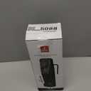 Vacuum Insulated Bottle for Yerba Mate, Coffee, Tea, Water, 33.8 oz Stainless Steel Thermal Bottle Flask, Wide Mouth, Keeps Drinks Hot/Cold for 24 Hours, Matte Black