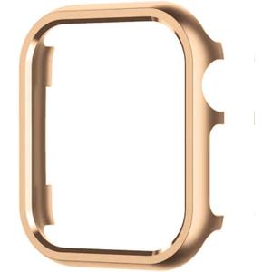 My Pretty Strap XOXO Protective Case for Apple Watch  Luxury Matte Metal Cover for Women, Scratch-Resistant  Compatible with Apple Watch 38/40/41/42/44/45/49mm Gold, Rose Gold, Silver, Champagne