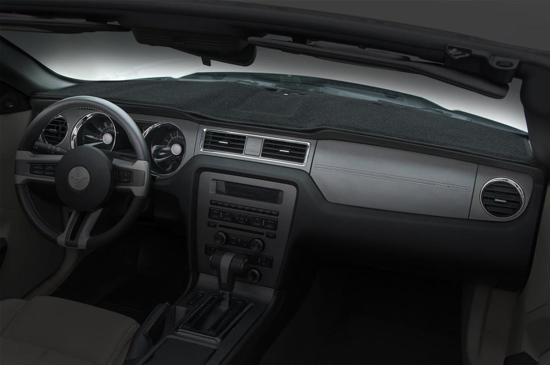 Coverking Custom Fit Dashcovers for Select Chrysler 200 Models - Poly Carpet (Black)