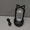 Portable Cordless Table Lamp，LED Desk Lamp with Touch Control，3Colour Infinitely Dimming Rechargeable Battery Powered Dimming LED Lighting for strange/Restaurant/Bedroom/Bar/Outdoor Party（ black）