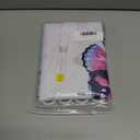 AILONEN Pink Butterfly Girls Shower Curtain for Bathroom Decor, Beautiful Floral Women Bath Curtain 72" W*72" H Polyester Waterproof With 12 Hooks