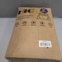 HIG 3pc Down Alternative Comforter Set - All Season Reversible Comforter with Sham - Quilted Duvet Insert with Corner Tabs - Box Stitched - Breathable, Soft, Fluffy (Twin/ Twin XL, Navy/ Light Blue)