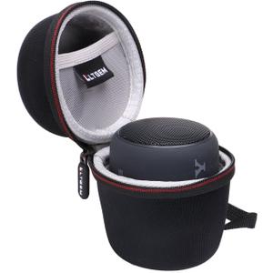 LTGEM Case Compatible with Sony SRSXB13/B/SRS-XB100 / SRS-XB12 Extra Bass Portable Waterproof Speaker, Black+Grey