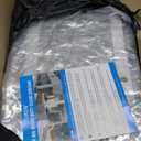 8 x 20FT Outdoor Clear Tarp Curtain Waterproof Wind-Proof 24 Mil Transparent Vinyl Tarp for Patio Pergola Garden Canopy Rainproof Anti-Tear PVC Thick Cover with Grommets