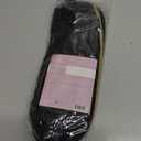 Ms. Pen- Aesthetic Quilted Makeup Bag for Women, Black, Puffy Padded Cute Makeup Bag Cute, Cosmetic Pouch, Quilted Pouch