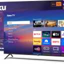 Roku Smart TV  50-Inch Select Series, 4K HDR TV  RokuTV with Enhanced Voice Remote  Flat Screen LED Television with Wi-Fi for Streaming Live Local News, Sports, Family Entertainment