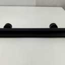 Headrest Hanging Car Trash Bag Holder - Aluminum Alloy with 25 Disposable Trash Bags, 2 Headrest Hooks, Compact Car Garbage Bin for Back Seat, Office, Travel & Camping (Black)