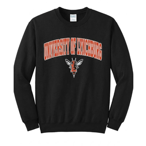 Crew Neck Black University Of Lynchburg Sweatshirt Size 2XL