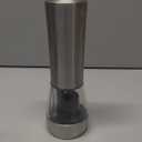 Electric Salt and Pepper Grinder Set, Matte Aluminum Design Salt and Pepper Mill Set with LED Light, Type-C Rechargeable Adjustable Ceramic Coarseness, Larger Capacity Kitchen Appliances