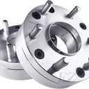 2 Wheel Adapters 5x5.5 to 6x5.5 | 5x139.7 to 6x139.7 Fits Dodge Ram 1500 Hub with Lip to Hub Centric Fit 6 Lug Chevy GMC Wheels