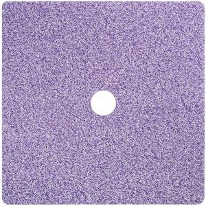 Enkosi Loofah Shower Mat with Drain Hole – Cushioned Anti-Slip Square Bath Mat for Showers, and Bathroom Floors – Textured PVC, Non Slip Safety Pad for Walk-in Stalls and Wet Areas (27x27 Purple)