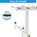 Qualward Mini Split Wall Mounting Bracket for Universal Ductless Air Conditioners, Heavy Duty Support Bracket for AC, Heat Pumps Compressors 9000-36000 BTU